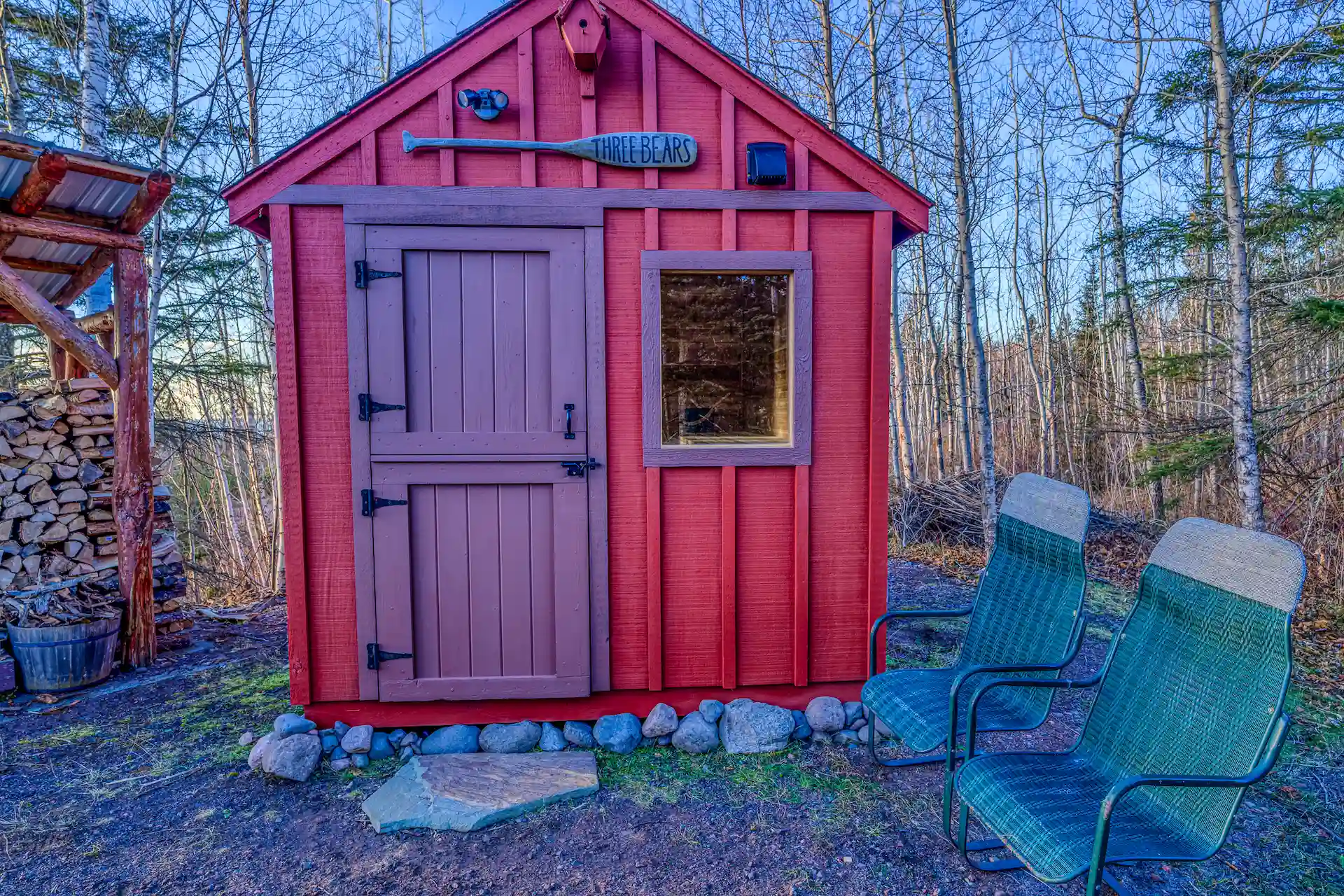 Sauna building — perfect post-ski or post-hike